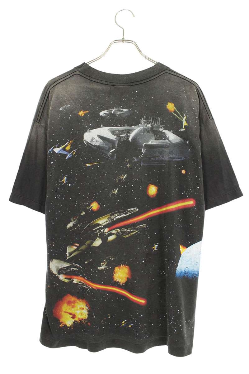 SAINT MICHAEL 25SS Movie Print Tee Black Size L