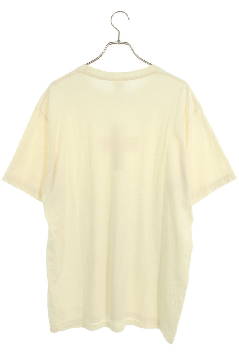 SUPREME Cross Box Logo Tee Beige Size L