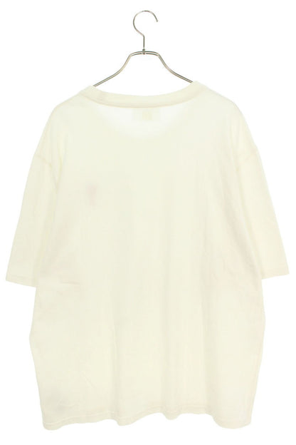 AMI Logo Embroidered T-Shirt White Size XXL