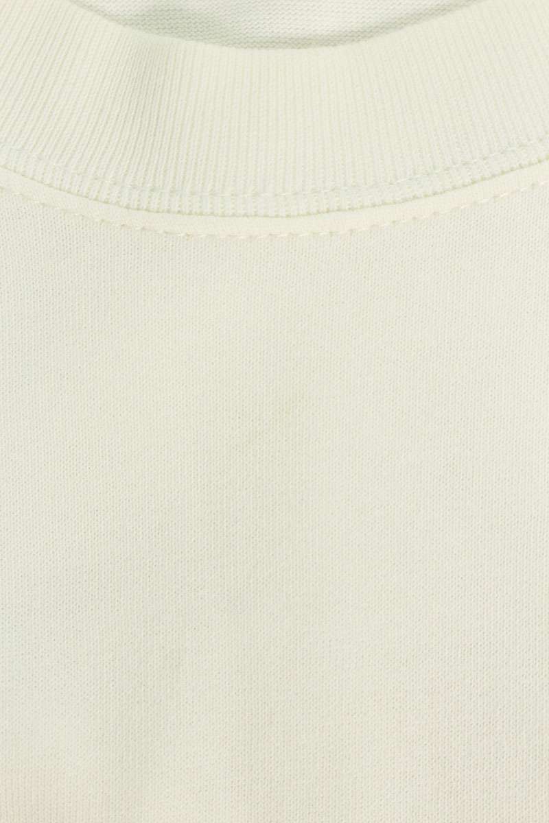 AMI Logo Embroidered T-Shirt White Size XXL