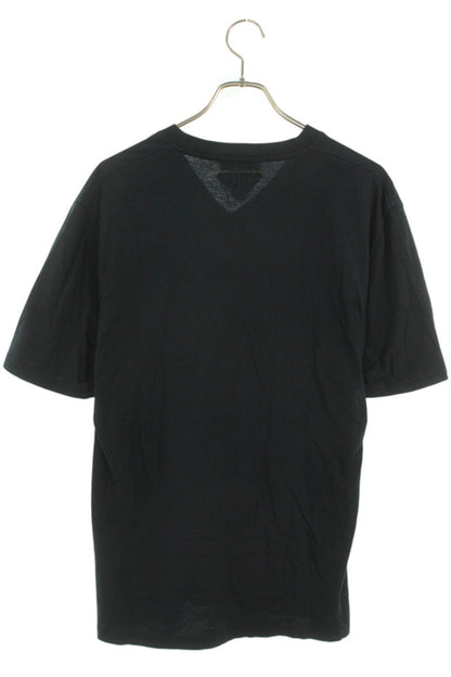 Prada Black Triangle Logo Embroidered Patch T-Shirt Size XL