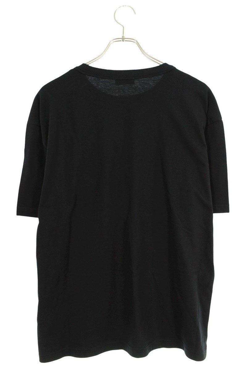 DIOR Front Patch Cotton Tee Black Size S