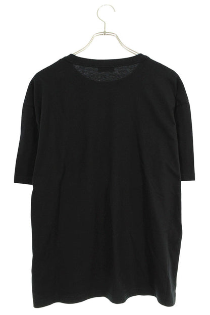 DIOR Front Patch Cotton Tee Black Size S