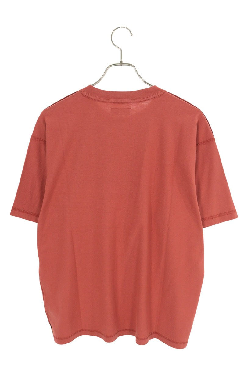 STUSSY Logo Print Cotton Tee Red Size S