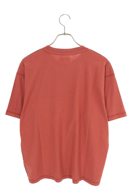 STUSSY Logo Print Cotton Tee Red Size S