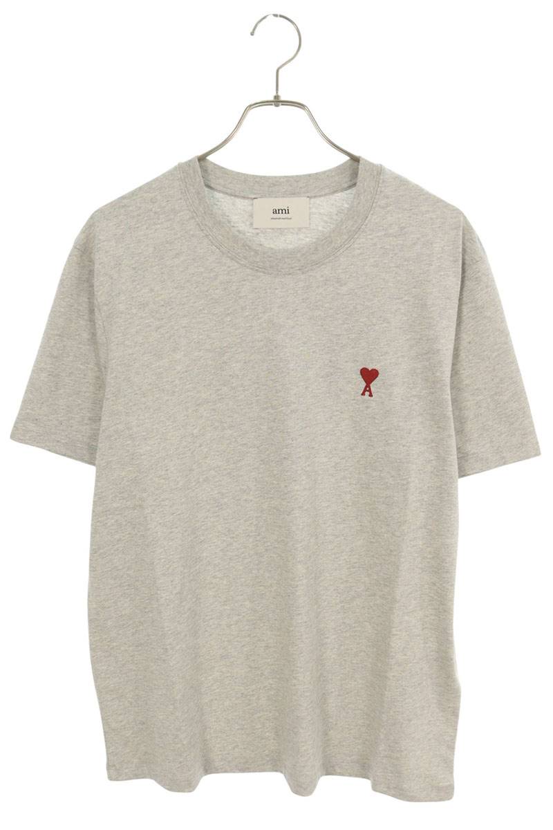 AMI Alexandre Mattiussi Heart A Embroidered T-Shirt Size L
