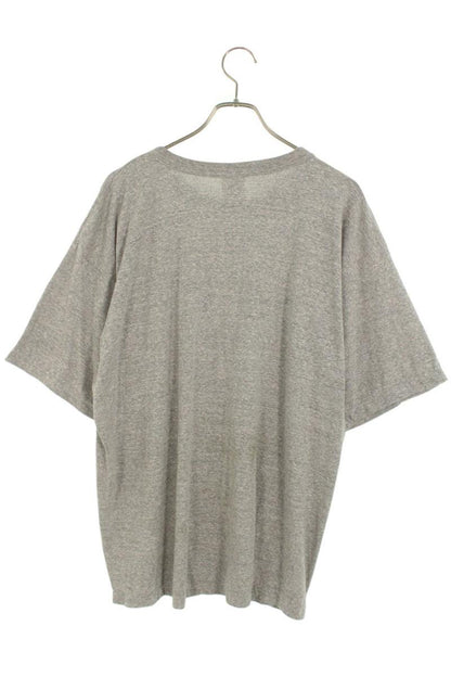 SAINT MICHAEL 25SS Logo Print Vintage Tee Gray Size L