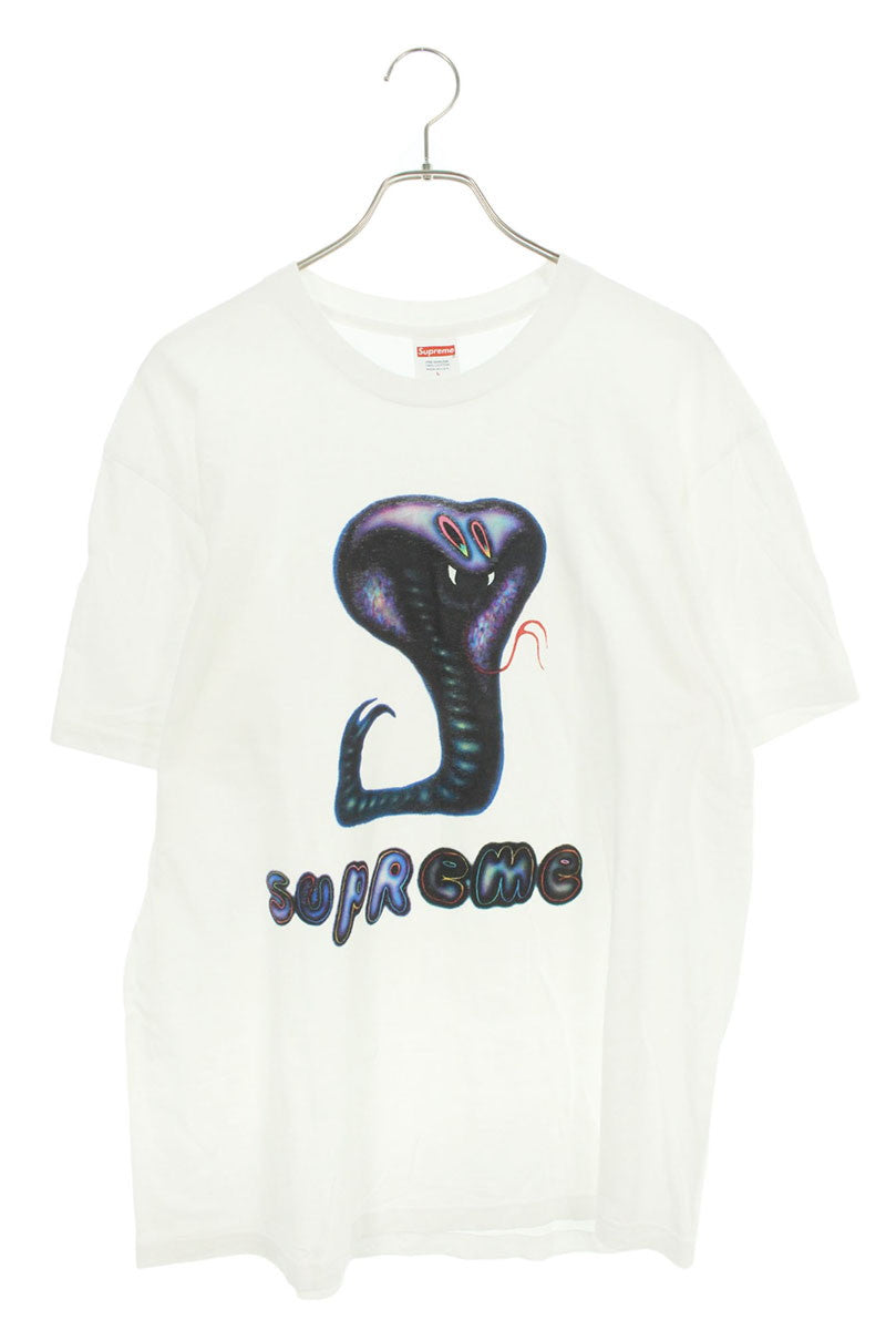 SUPREME 21SS Snake Tee White Size L