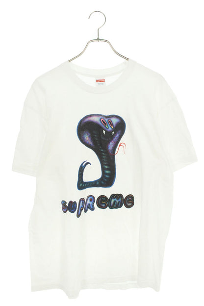 SUPREME 21SS Snake Tee White Size L