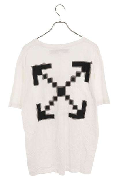 OFF-WHITE 19AW Print T-Shirt White/Black Size XL
