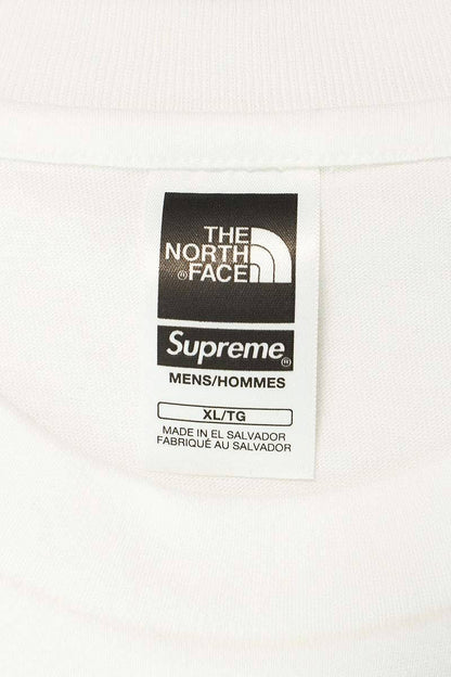 SUPREME x TNF 24AW S/S Top Back Print Tee White Size XL