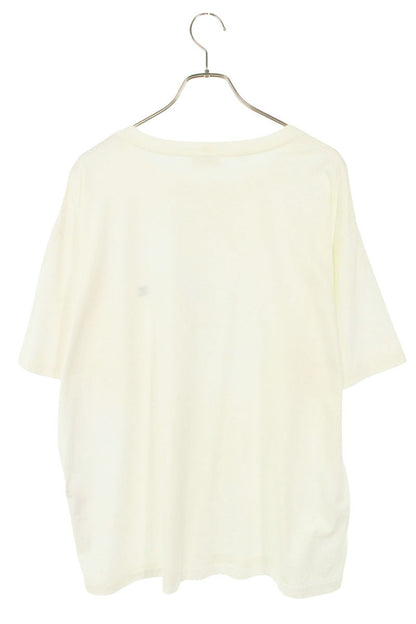 CELINE Triomphe Loose T-shirt White Cotton Size XXL