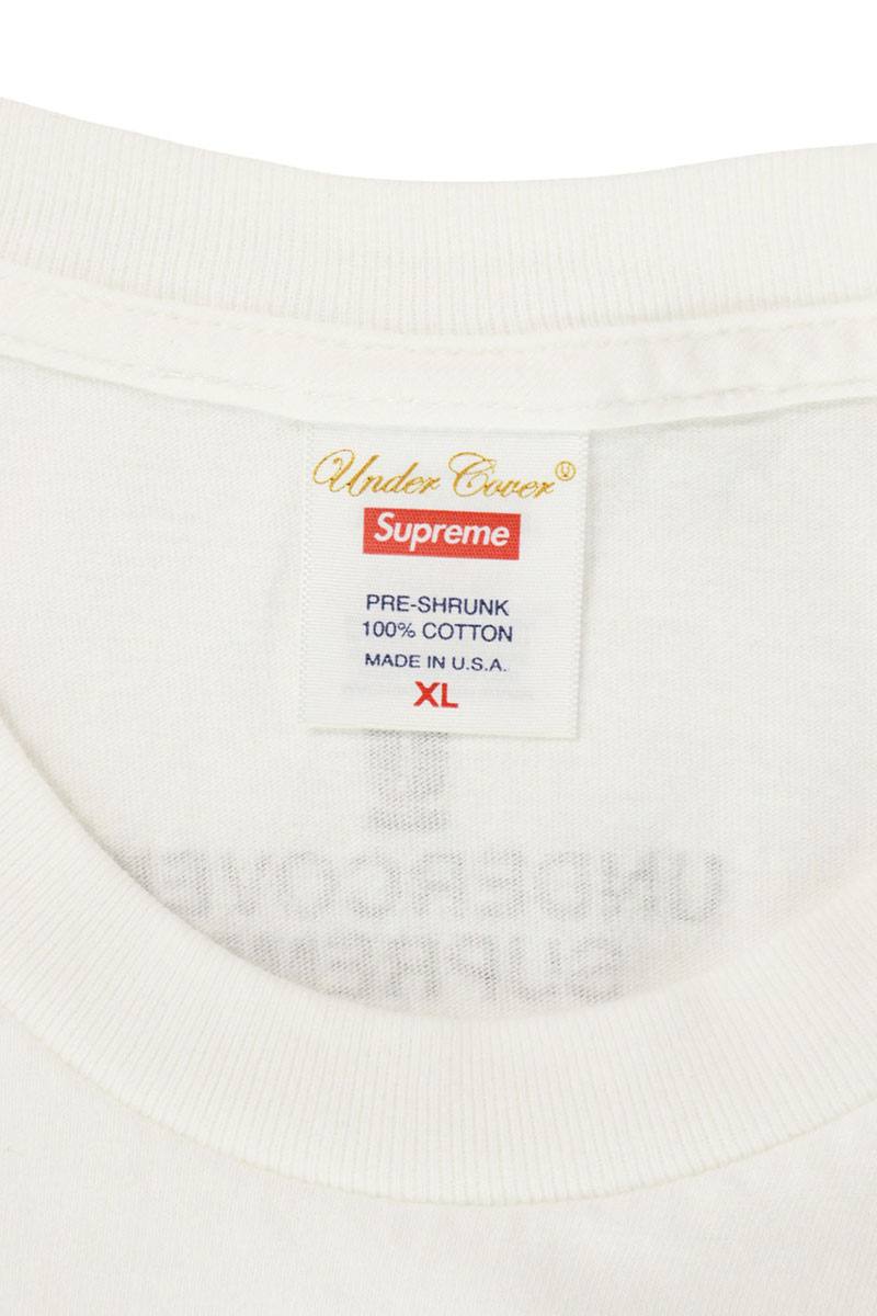 SUPREME x UNDERCOVER Tag Tee Spray Print White Size XL