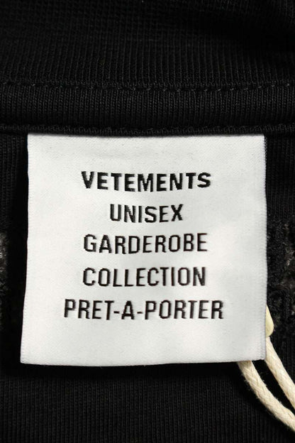 VETEMENTS 25AW CofIconicNunMetalizedT Black Size S