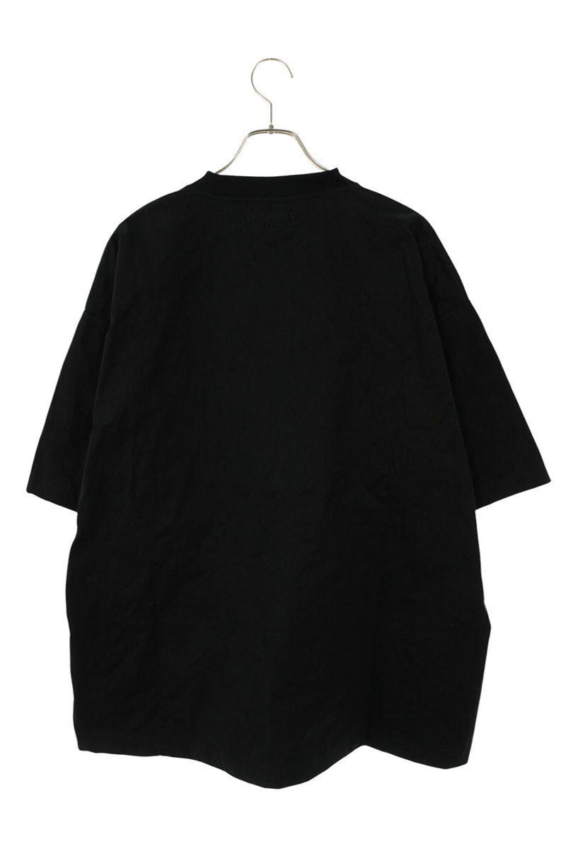 VETEMENTS 25AW CofIconicNunMetalizedT Black Size M
