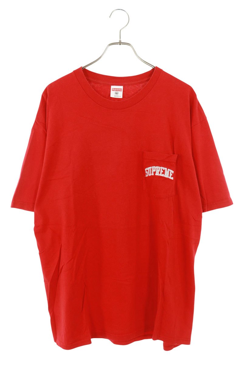SUPREME 19SS NFL Raiders Pocket Tee Red Size XL