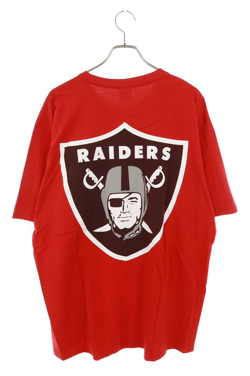 SUPREME 19SS NFL Raiders Pocket Tee Red Size XL