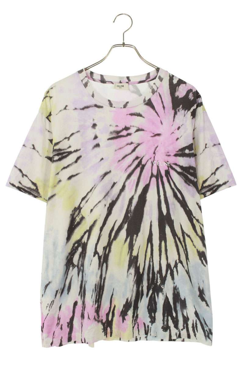 CELINE 23SS Loose Fit Tie-Dye Logo T-shirt Multi Size S