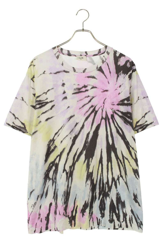 CELINE 23SS Loose Fit Tie-Dye Logo T-shirt Multi Size S