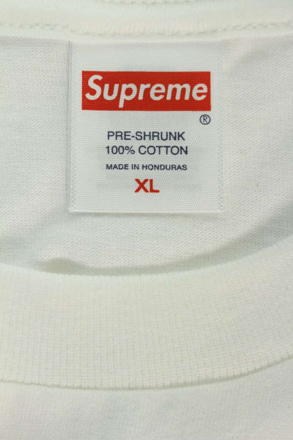 SUPREME 25SS Beef Tee White Cotton Top Size XL