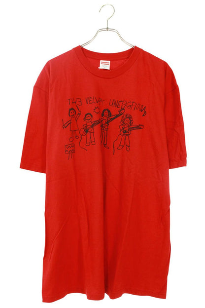 SUPREME 19AW Velvet Underground Tee Red Size XL