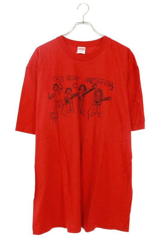 SUPREME 19AW Velvet Underground Tee Red Size XL