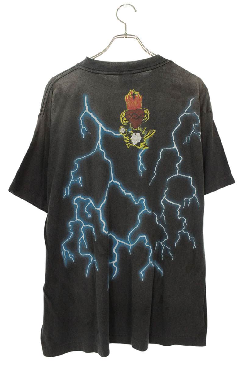 SAINT MICHAEL 25SS Maria Print Tee Gray Size M