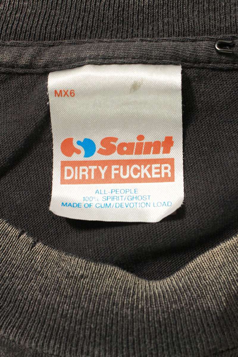 SAINT MICHAEL 25SS Maria Print Tee Gray Size M