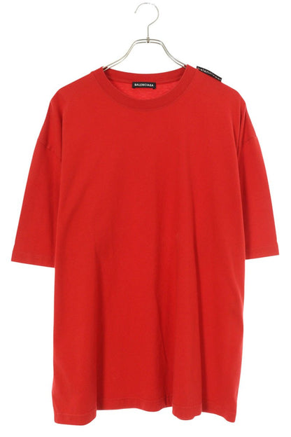 Balenciaga Shoulder Logo T-Shirt Red Size L