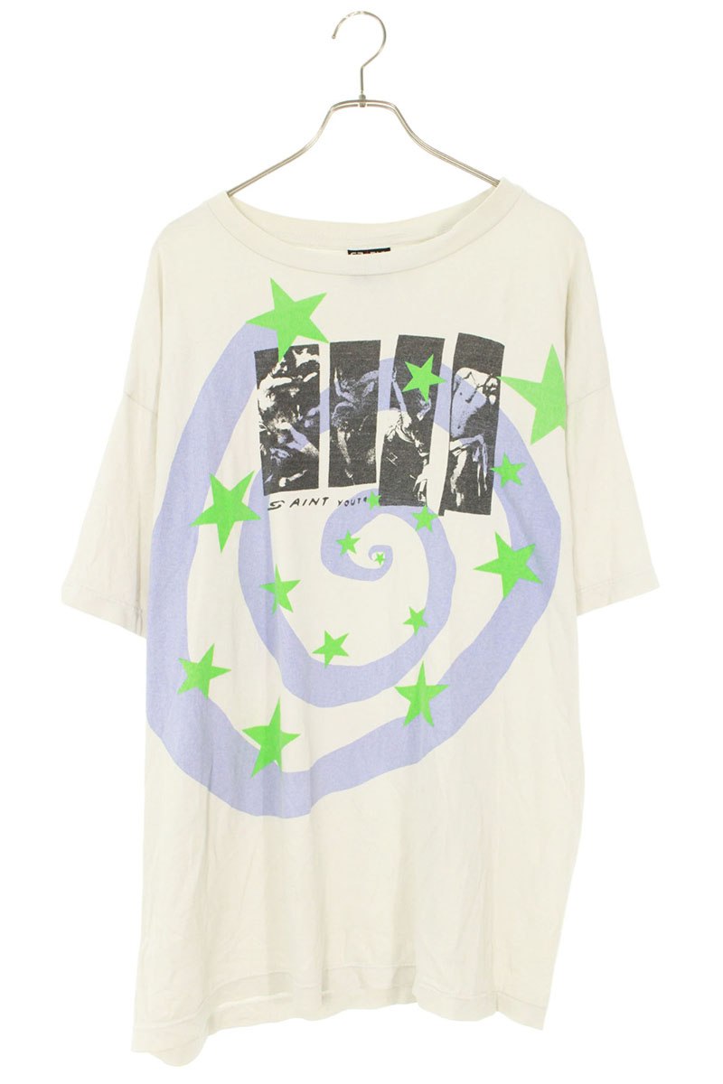 SAINT MICHAEL 23SS Humanity Print Tee White Size XXL