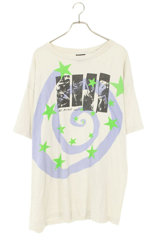 SAINT MICHAEL 23SS Humanity Print Tee White Size XXL