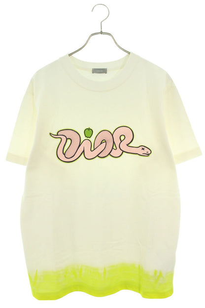 DIOR x KAWS 25SS Logo Embroidered T-shirt Multi Size M