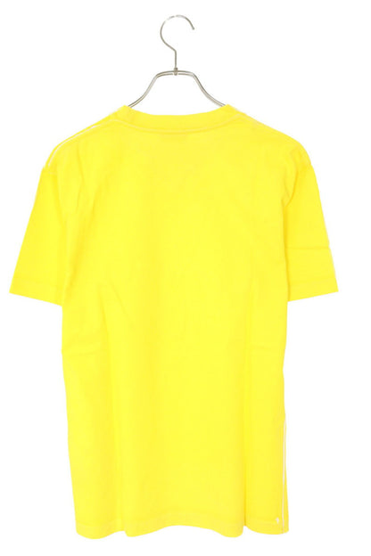 DIOR 20AW DIOR AND SHAWN Logo Print T-shirt Yellow Size XXS