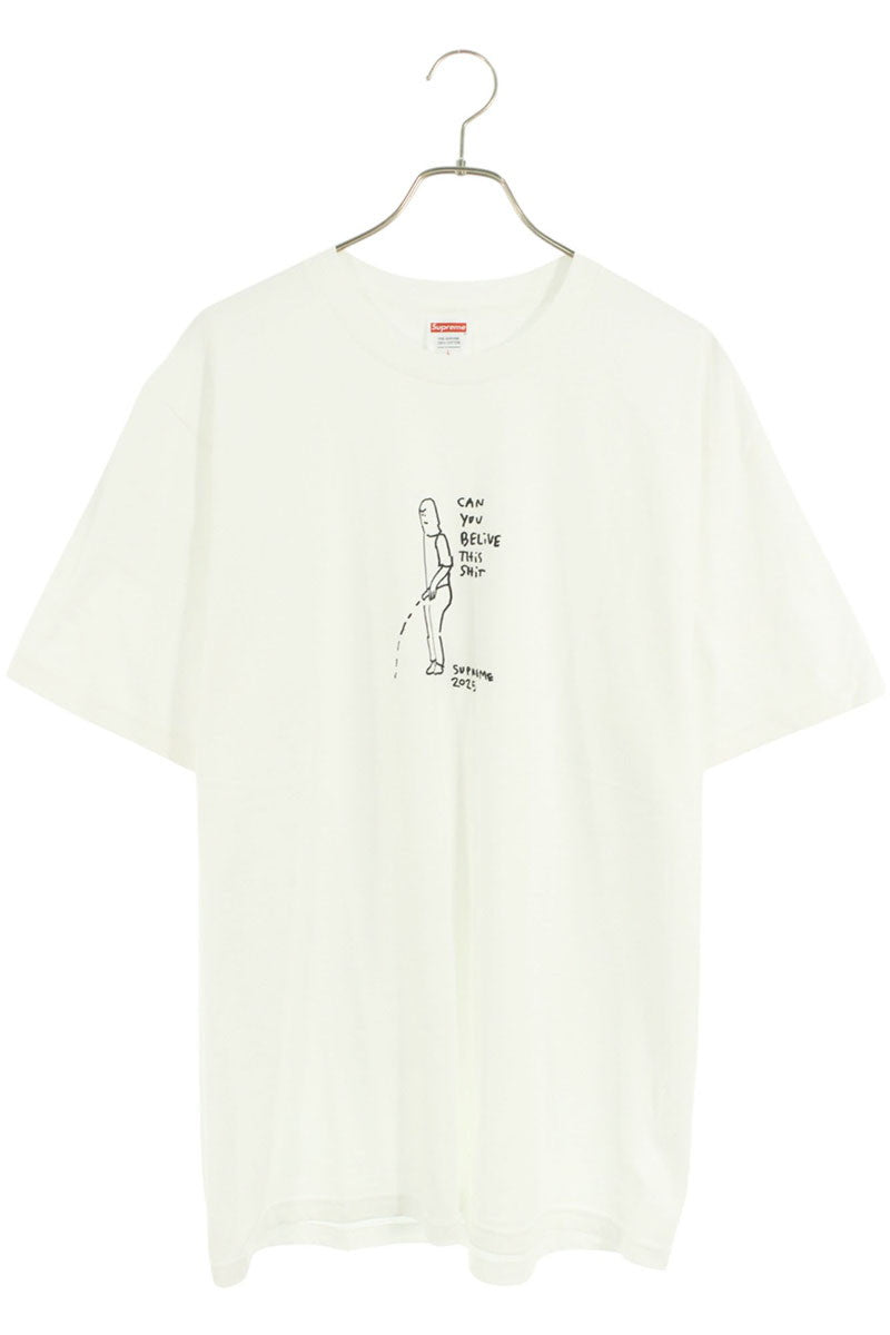 Supreme 25SS Piss Tee T-Shirt White Size L