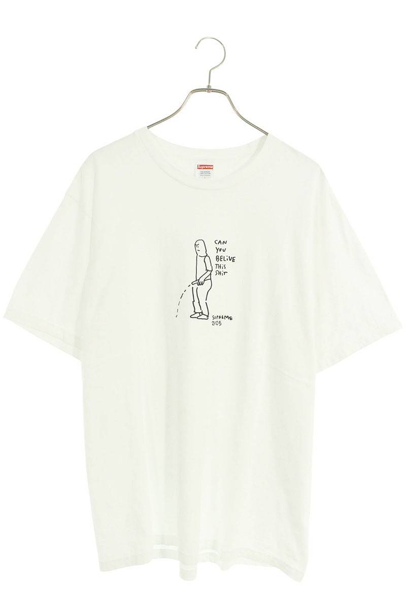 SUPREME 25SS Piss Tee White Size L