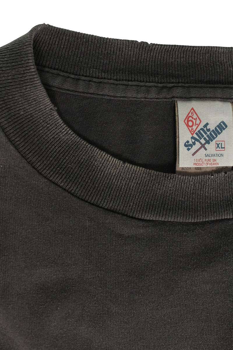 SAINT MICHAEL Vintage Print Tee Gray Size XL