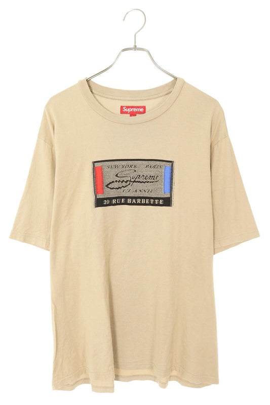 SUPREME Intarsia Label Top Brown Size L