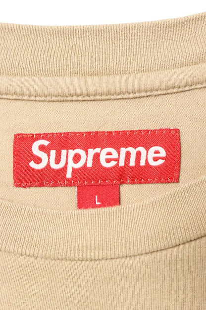 SUPREME Intarsia Label Top Brown Size L