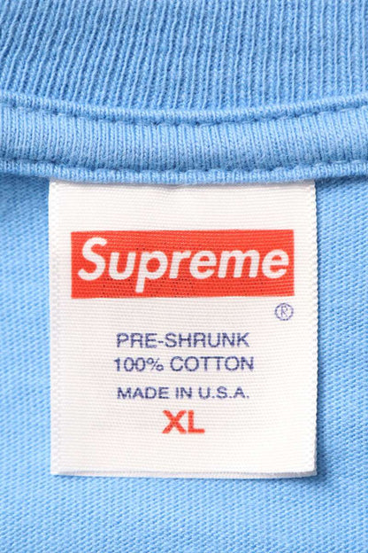 SUPREME PARIS TEE Blue Size XL