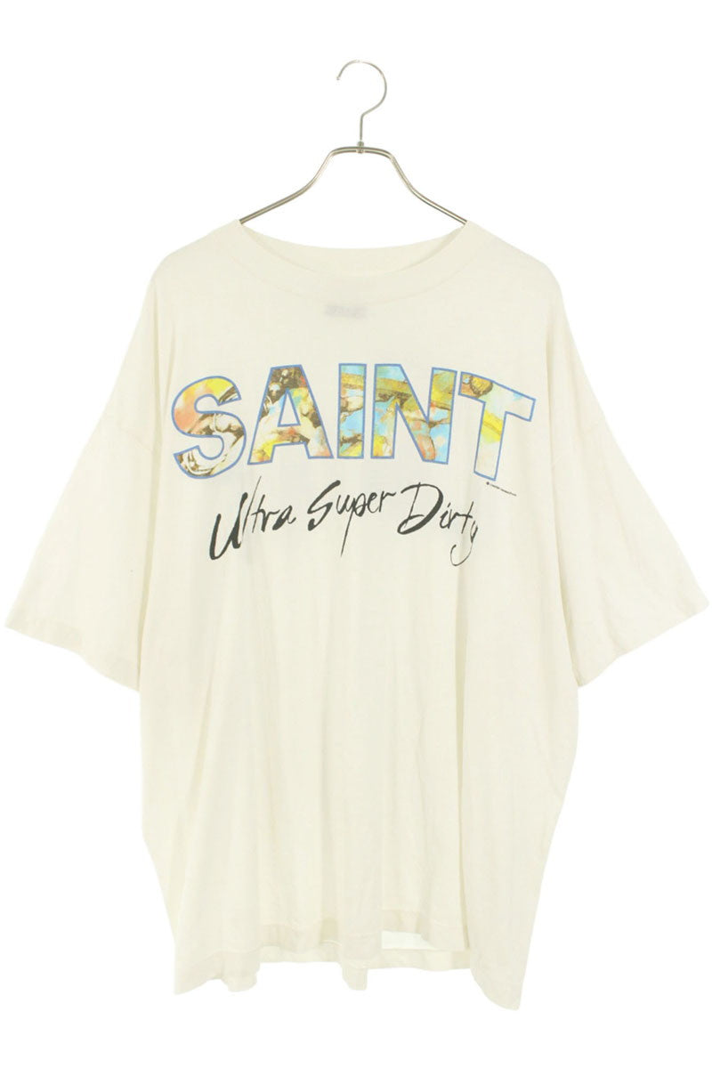 SAINT MICHAEL 25SS SUPER DIRTY Tee White Size XXL
