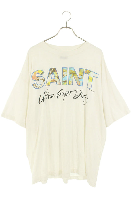 SAINT MICHAEL 25SS SUPER DIRTY Tee White Size XXL