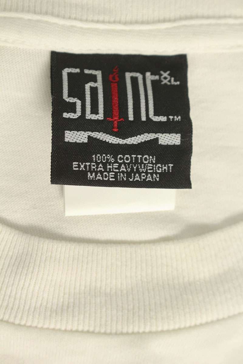 SAINT MICHAEL 25SS SUPER DIRTY Tee White Size XXL