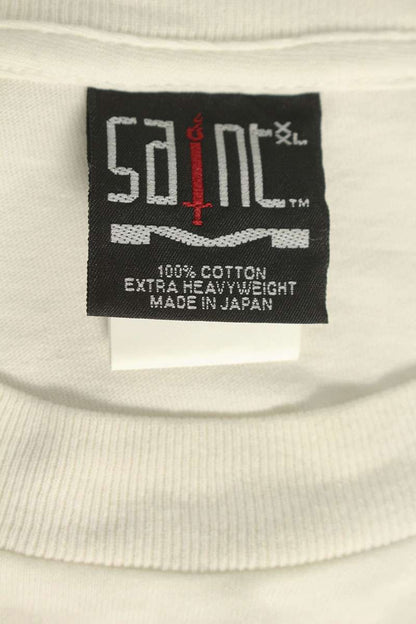 SAINT MICHAEL 25SS SUPER DIRTY Tee White Size XXL