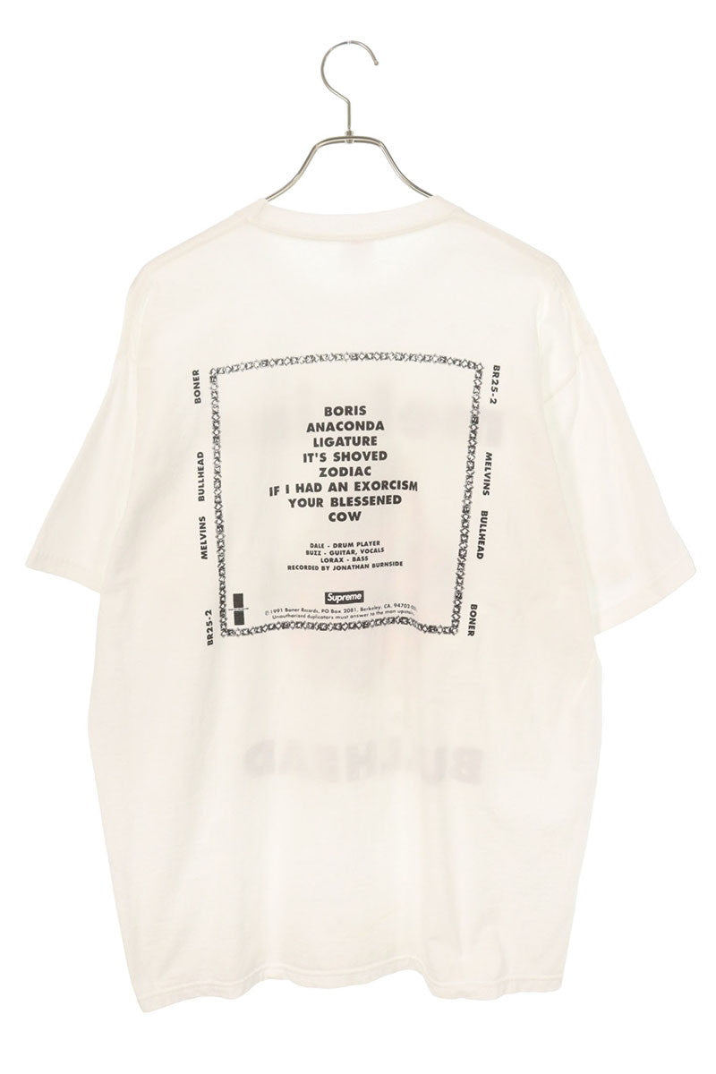 SUPREME 24SS Melvins Bullhead Tee White Size XL