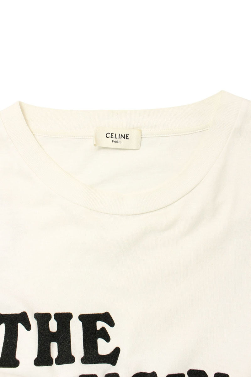 CELINE 21SS THE DANCING KID Print Tee White Size M
