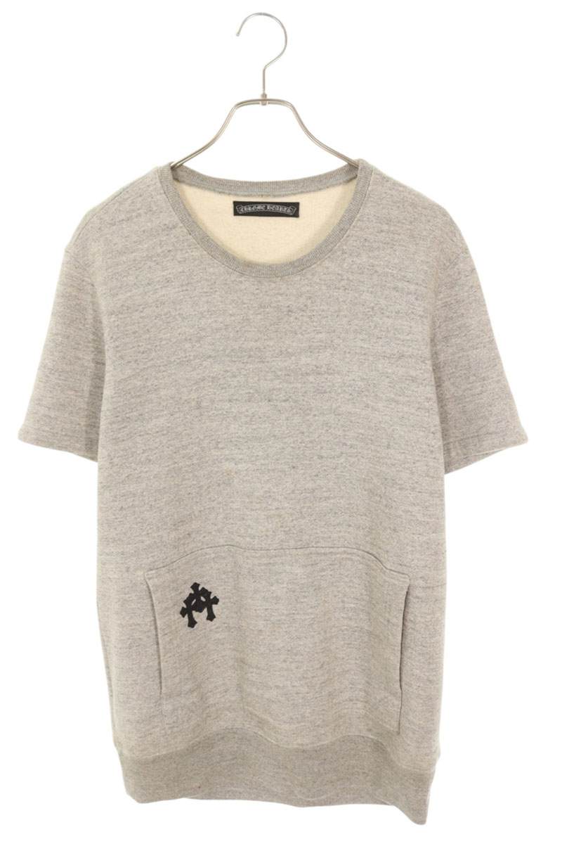 Chrome Hearts Cemetery Cross Patch T-Shirt Gray Size S