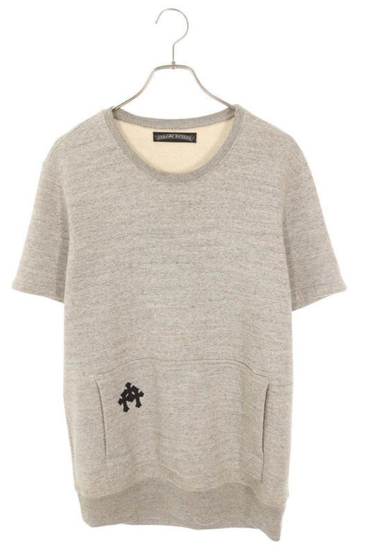 Chrome Hearts Cemetery Cross Patch T-Shirt Gray Size S