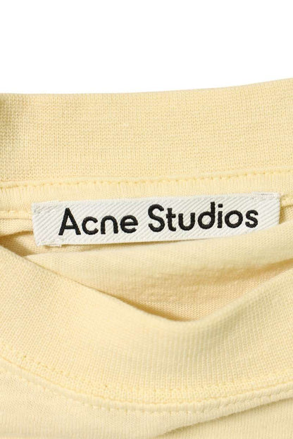 ACNE STUDIOS Beige Faded Logo Print T-Shirt Size XS