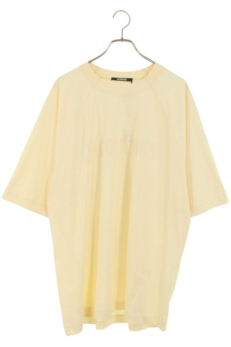 JACQUEMUS Logo Design Tee Off-White Size XL
