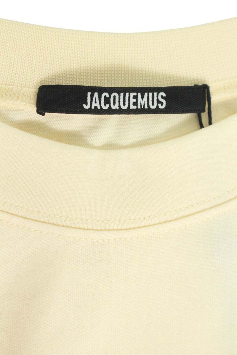 JACQUEMUS Logo Design Tee Off-White Size XL